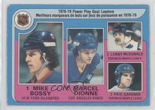 1979 O-Pee-Chee League Leaders Marcel Dionne Lanny McDonald Paul Gardner #5 0ji1