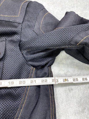 Triumph Motorcycles Jacket Mens 46/56 Black Mesh Shoulder + Elbow Armor Zip Up - Picture 5 of 13