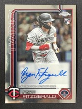 Ryan Fitzgerald 2025 Topps Chrome Update Series Rookie Auto RC #AC-RF