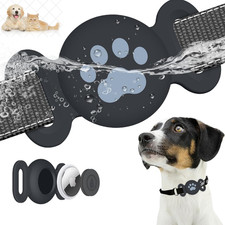Waterproof Collar Holder Compatible with Airtag, Protective Anti-Lost Dog Collar