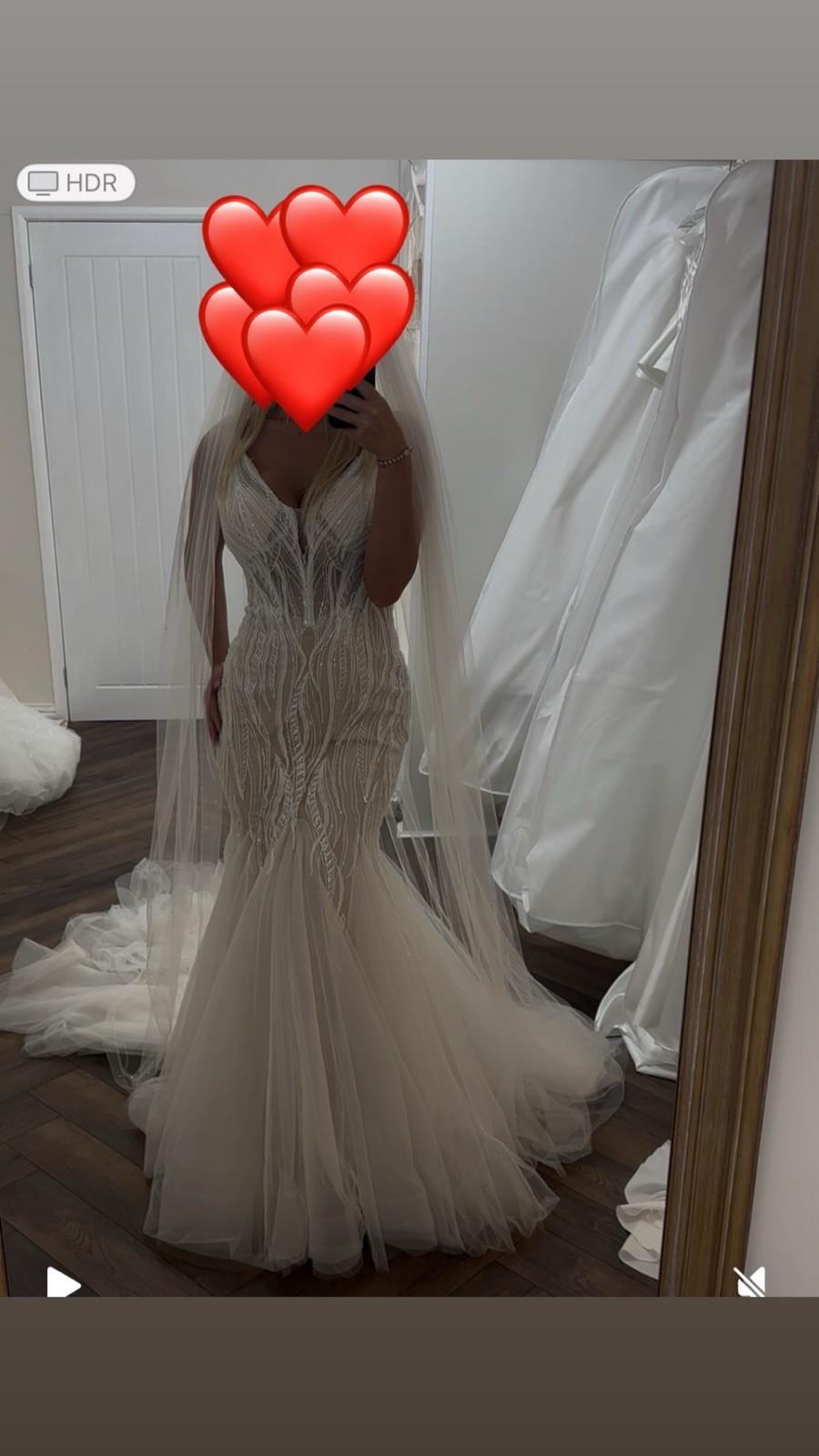 Badgley Mischka Wedding Dress Never Worn image 5