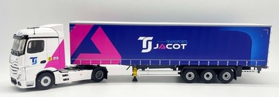 ELIGOR - MERCEDES-BENZ Actros 5 4x2 mit 3-Achs-Curtainsider-Auflieger JACOT T...