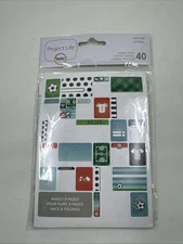 Project Life Soccer Themed Cards 40 Pieces Page Cards