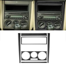 6pcs For Vw Golf Mk4 Jetta Gti 1999-2004 Carbon Fiber Center Console Panel Cover
