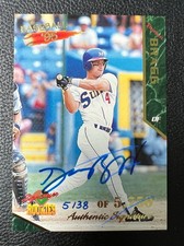 1995 Darren Bragg Autograph Signature Rookies Baseball  #/5750