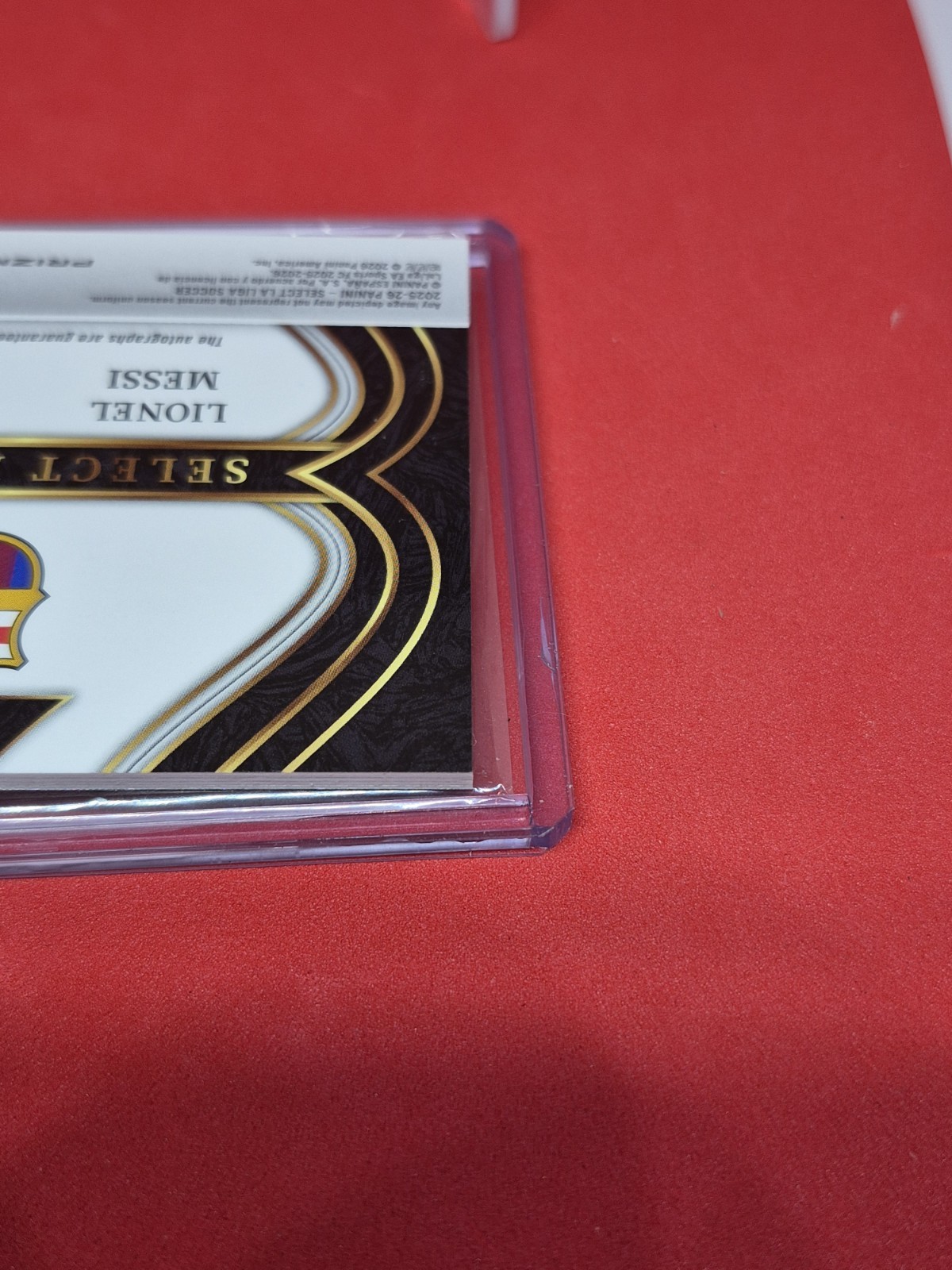 2025-26 Select La Liga Lionel Messi Auto Neymar Autograph Barcelona Red Wave view 21