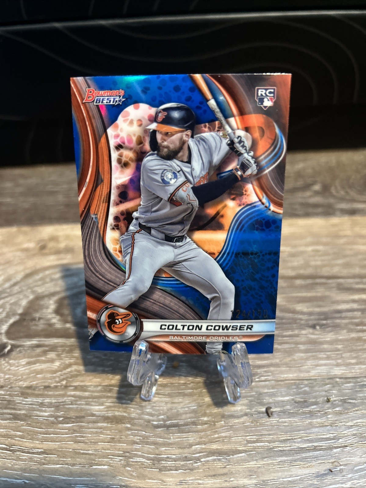 2024 Bowman's Best Colton Cowser #10 Blue Refractor /150 (RC)