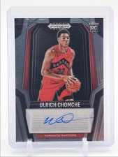 ULRICH CHOMCHE 2024-25 PANINI PRIZM BLACK ROOKIE SIGNATURES A RC AUTO Q6846