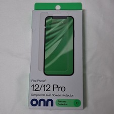 Onn Tempered Glass Screen Protector For iPhone 12/12 Pro M126 