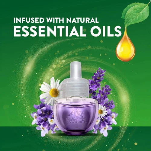 Air Wick Plug-In Scented Oil Refill 10ct Lavender & Chamomile Air Freshener - Picture 2 of 7