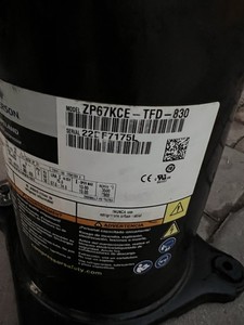 COPELAND SCROLL COMPRESSOR model  ZP67KCE - TFd - 830 -year 2022-460v  3  phase 
