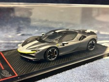BBR 1 43 Ferrari SF90 Stradale met silver PACK FIORANO Ferrari BBRC228RA miniatu