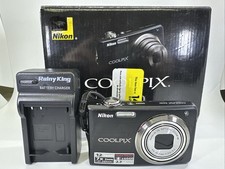 Nikon Coolpix S630 Compact Digital Camera 12.0MP 7x Zoom Charger  Box