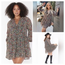 Show Me Your MuMu Ditsy Floral Boho Flowy Flirty Bridal Shower Mini Dress XS