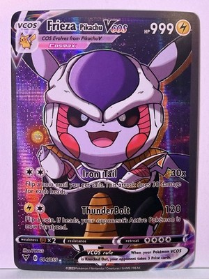 Frieza Pikachu V Dragon Ball Z Cosplay Pokemon TCG YWGS Custom Fan