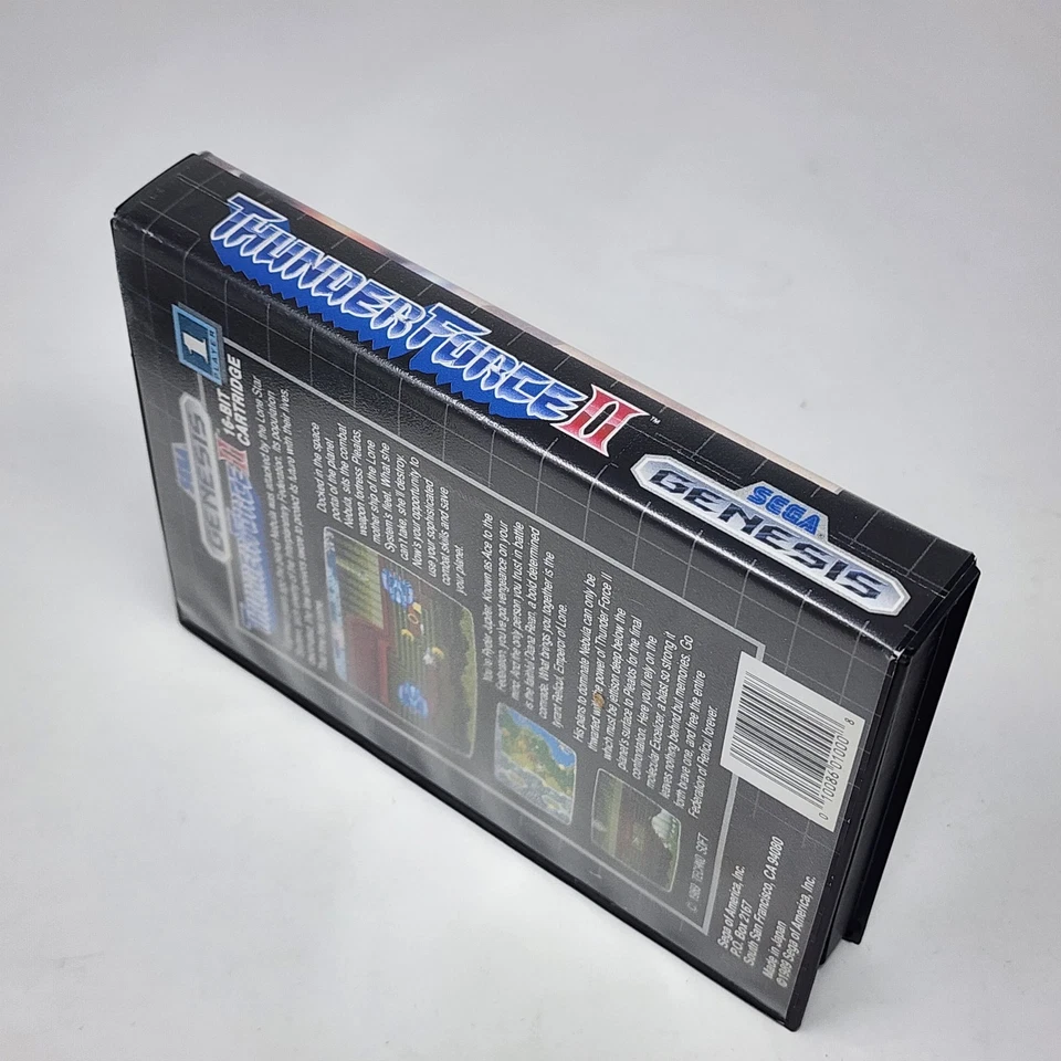 Thunder Force II (Sega Genesis) Complete CIB - Authentic & TESTED - Image 4 of 4