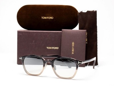 Tom Ford TF978-D 978-D Sunglasses Black Havana Gradient Grey 48C Authentic 49mm