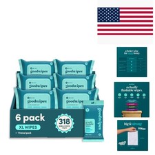 Gentle and Refreshing Shea Coco Flushable Wipes - 300 Count for All Skin Types