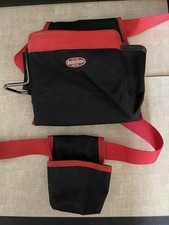 Bucket Boss Tool Pouch Belt Electrician Carpenter Utility Apron w/ Belt  Hammer