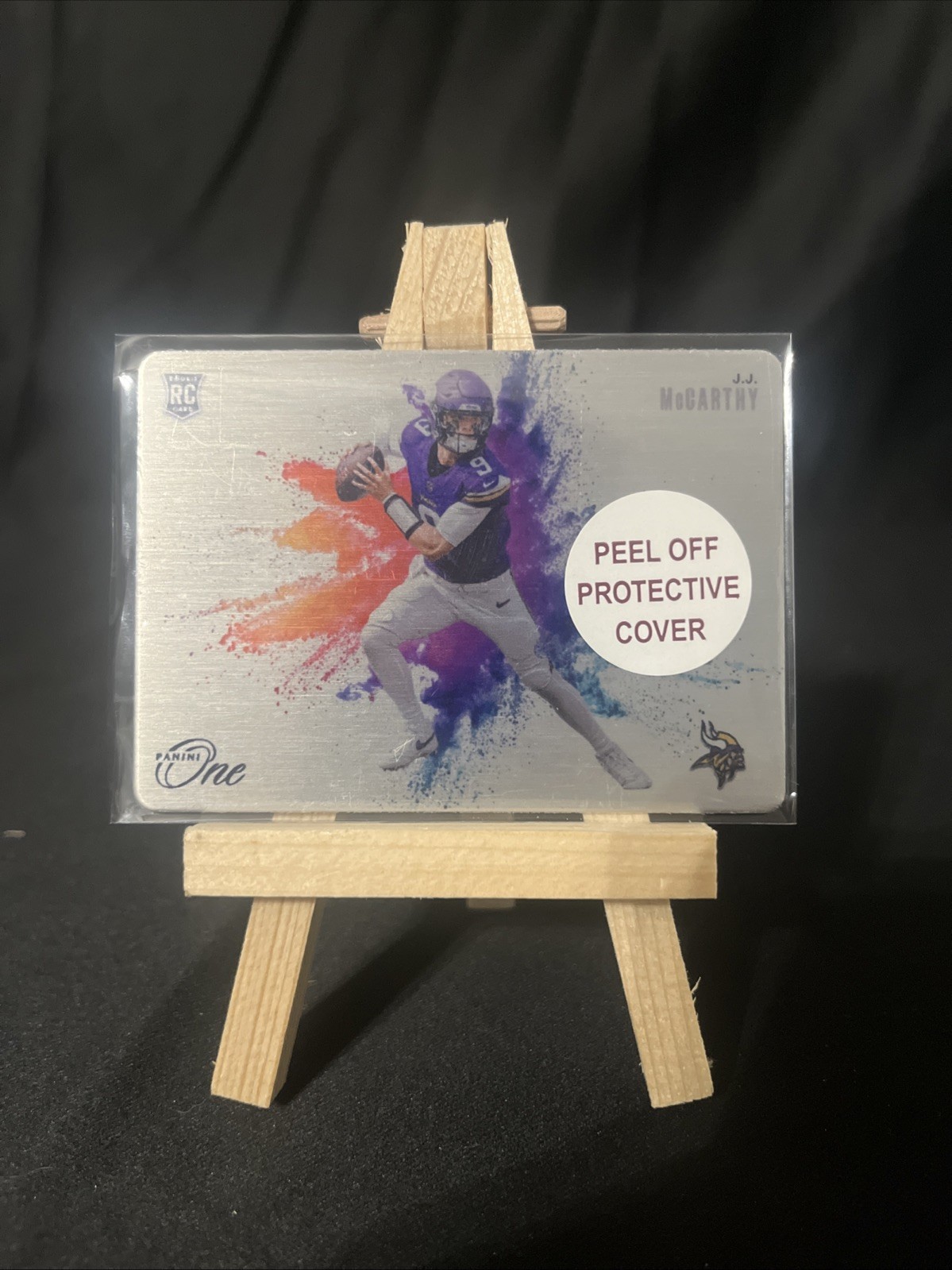 2024 Panini one JJ McCarthy Color Blast Rookie Metal case Hit SSP