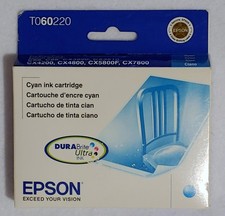 Epson - Cyan Ink Cartridge - T060220 - Sealed - New - Never opened