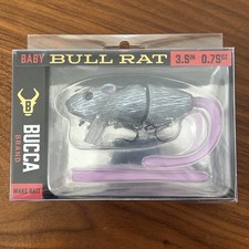 New In Box Mike Bucca Baby Bull Rat Wake Bait 3.5” 3/4oz - Pick Your Color