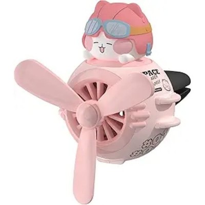 Air Fresheners Cute Pilot Cat Diffuser Rotating Propeller Cartoon Pilot Cat