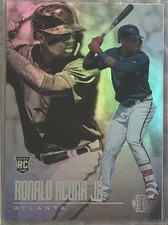2018 Panini Illusions Ronald Acuna Jr Rookie Card #14. rookie card picture
