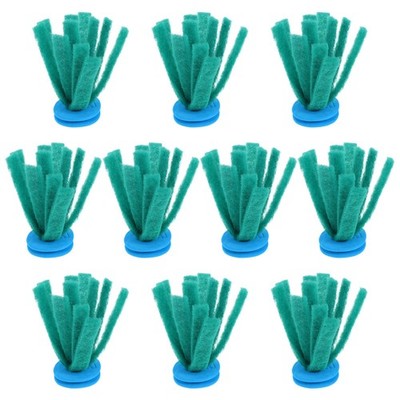 10 Pcs Fish Spawning Mops for Fry Protection Aquarium Hiding Decorations Betta