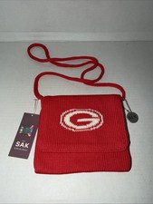 Sak University of Georgia crocheted crossbody bag, NWT
