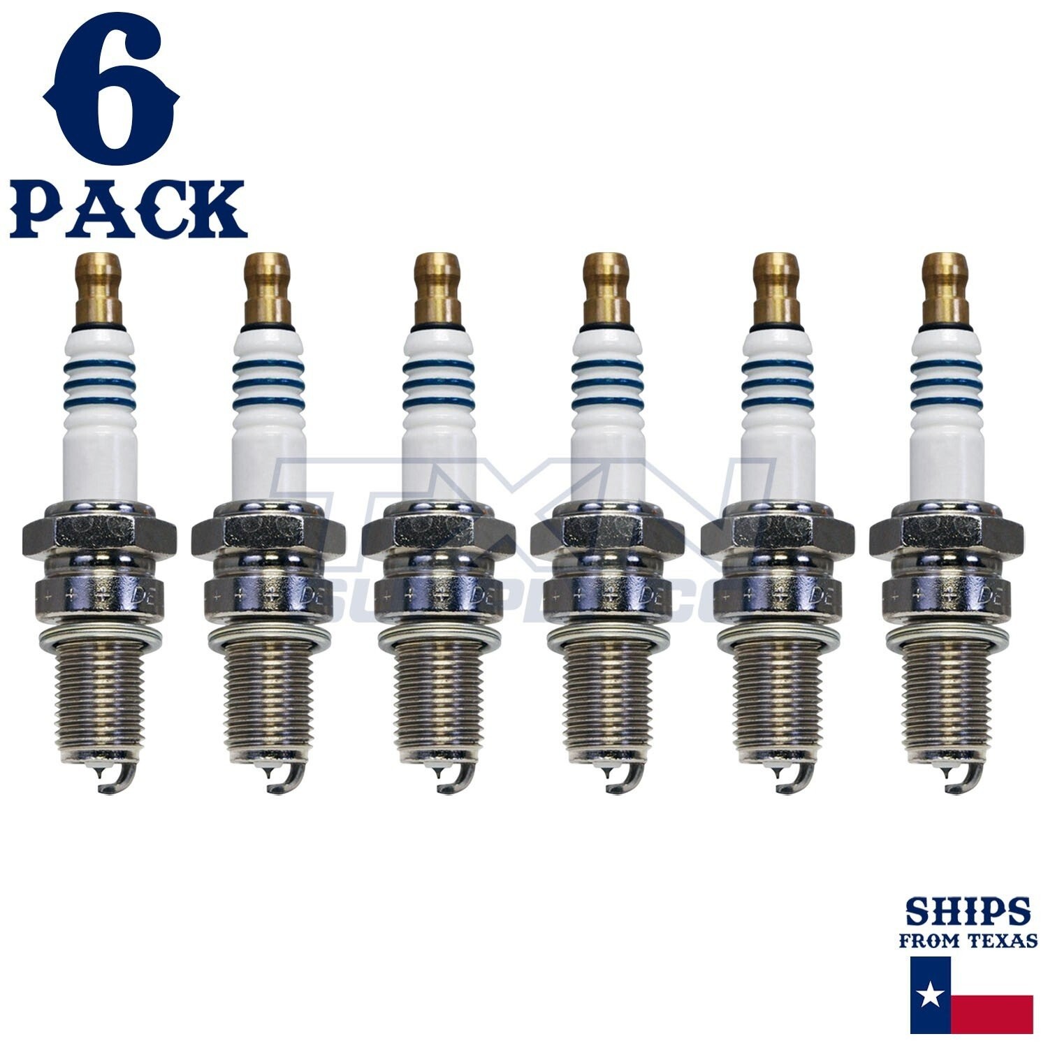 6 Pack Denso 5371 Standard Spark Plugs IX22