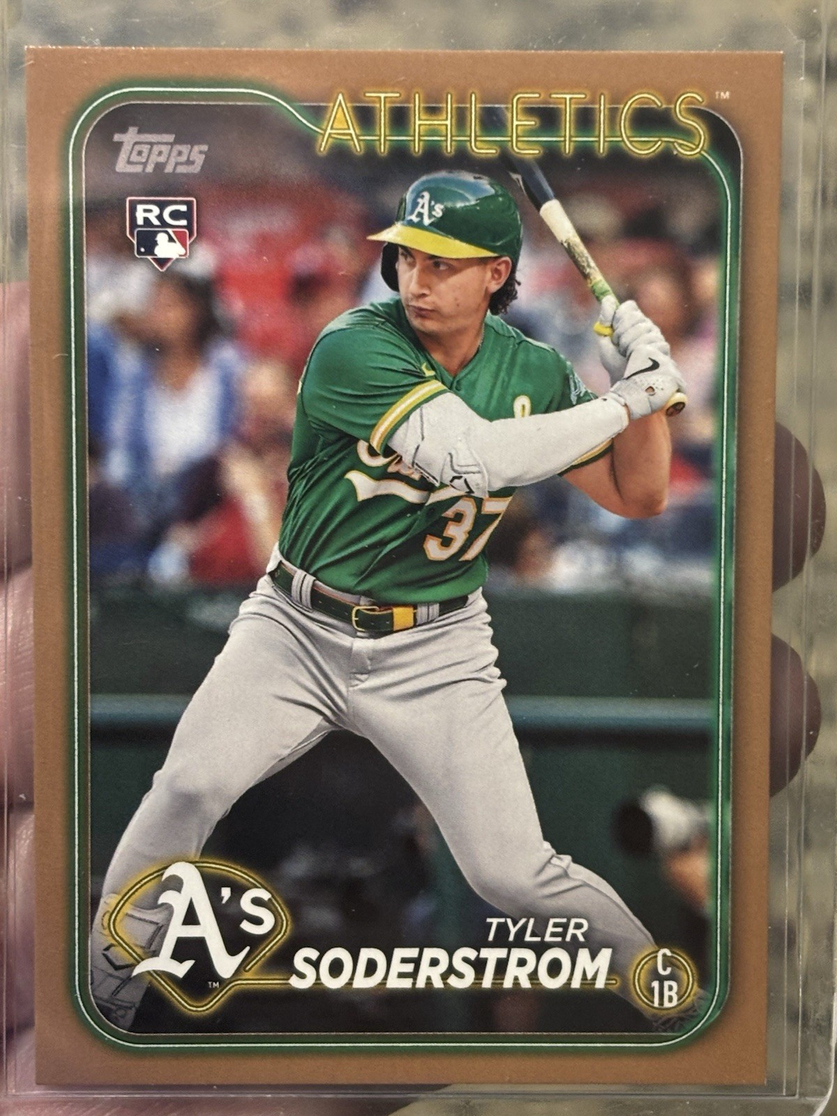 2024 Topps #244 Tyler Soderstrom RC Gold /2024 🔥