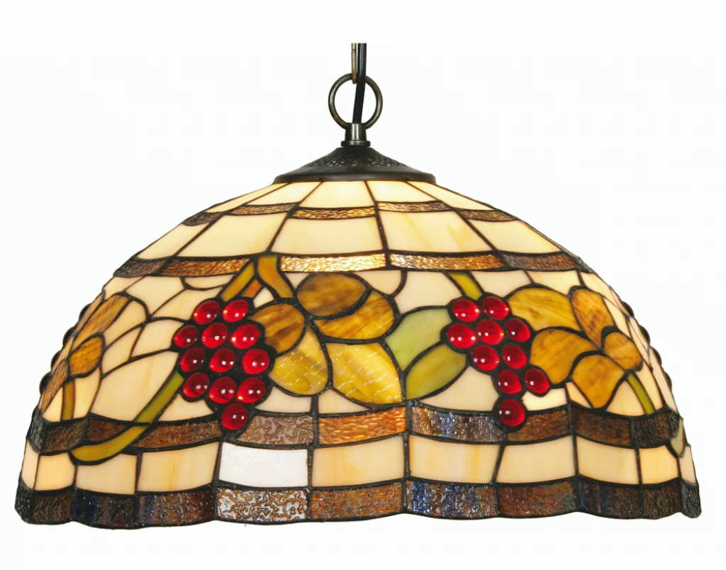 Ceiling Light Antique Grapes Oaks Lighting OT 6018/16 P