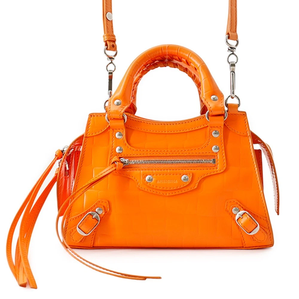 Balenciaga — BALENCIAGA Neo Classic City 2wayBag Size Mini Leather Orange 638524