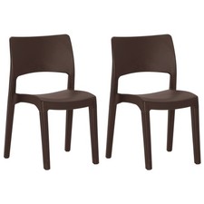 2x Garden Chairs Polypropylene Camping Picnic Chair Seat Multi Colours vidaXL