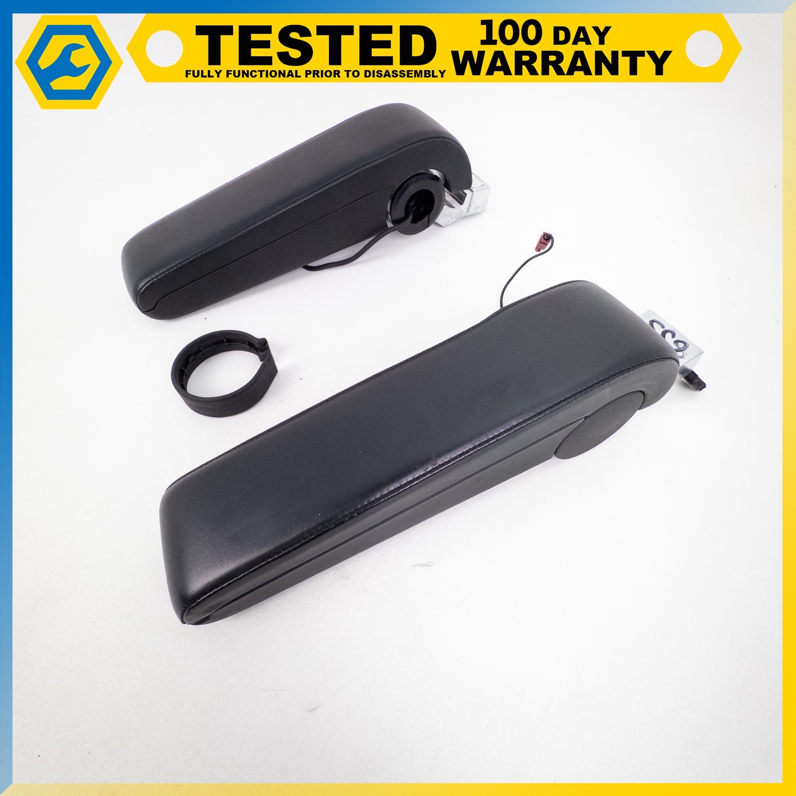 04-13 BENTLEY CONTINENTAL GT FRONT LEFT & RIGHT CENTER CONSOLE ARMREST ARM REST
