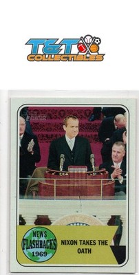 2018 Topps Heritage News Flashbacks #NF-10 Richard Nixon 4A