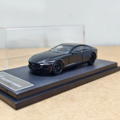 RM 1/64 Scale Mazda RX-VISION Coupe Concept Black Diecast Car Model Toy Gift