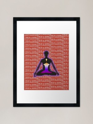 Cold Is God Gerahmter Kunstdruck Gerahmtes Wandbild Poster Leinwanddruck Bild