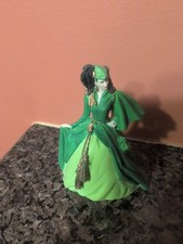 1991 Franklin Mint Gone With the Wind Scarlett O Hara Curtain Dress Resin Doll