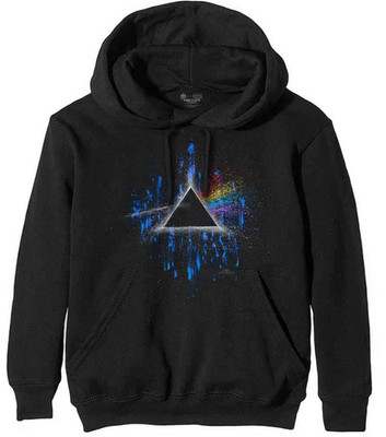 Pink Floyd Dark Side Of The Moon Blue Splatter Hoodie Small