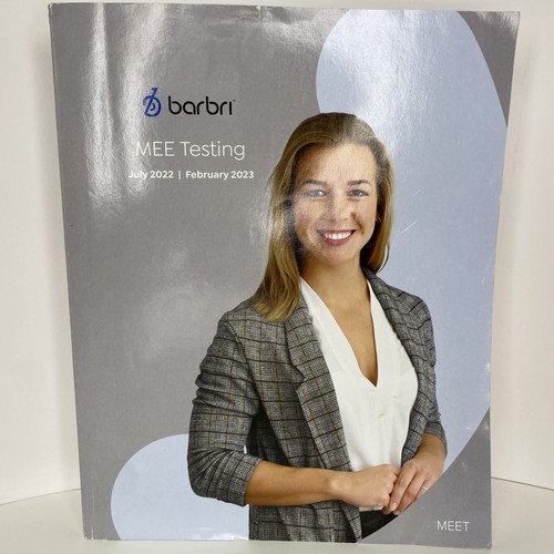 2022 2023 Barbri Uniform Bar Review MEE Testing- Good - Picture 1 of 8