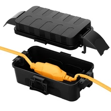 Outdoor Electrical Box, Waterproof Plug Outlet Cover, Extension Cord Protector