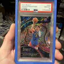 2023-24 Panini Select - Julian Strawther RC Cosmic Courtside SSP PSA 10 🔥pop 5
