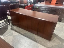 Storage Credenza in Cherry Wood Finish / 72” x 22” D x 29” H