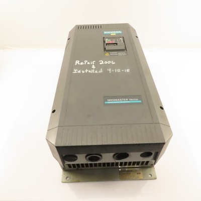 Siemens 6SE3223-5DH40 Midimaster Vector AC Drive 380-500V Input 25Hp 0-650Hz