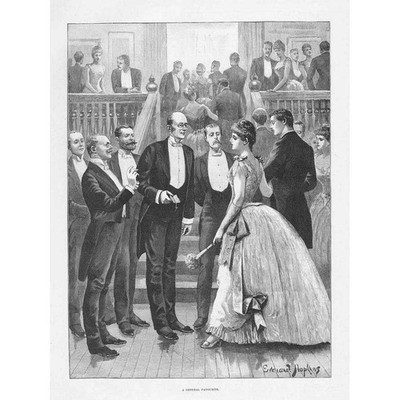 Everard Hopkins A General Favourite - Antique Print 1891