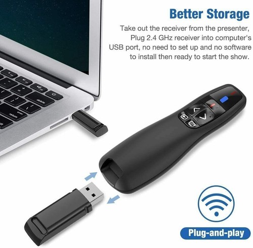 Wireless Presenter Remote Clicker for PowerPoint Presentation Remote, RF 2.4GHz - 第 8/14 張圖片