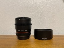 Samyang T1.5 85mm AS IF UMC Cine Lens For Canon EF Mount