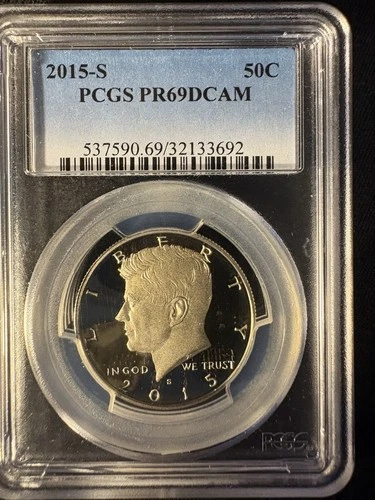 2015 S Kennedy Half Dollar PR69 DCAM